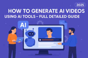 How to Generate AI Videos Using AI Tools – Full Detailed Guide (2025)