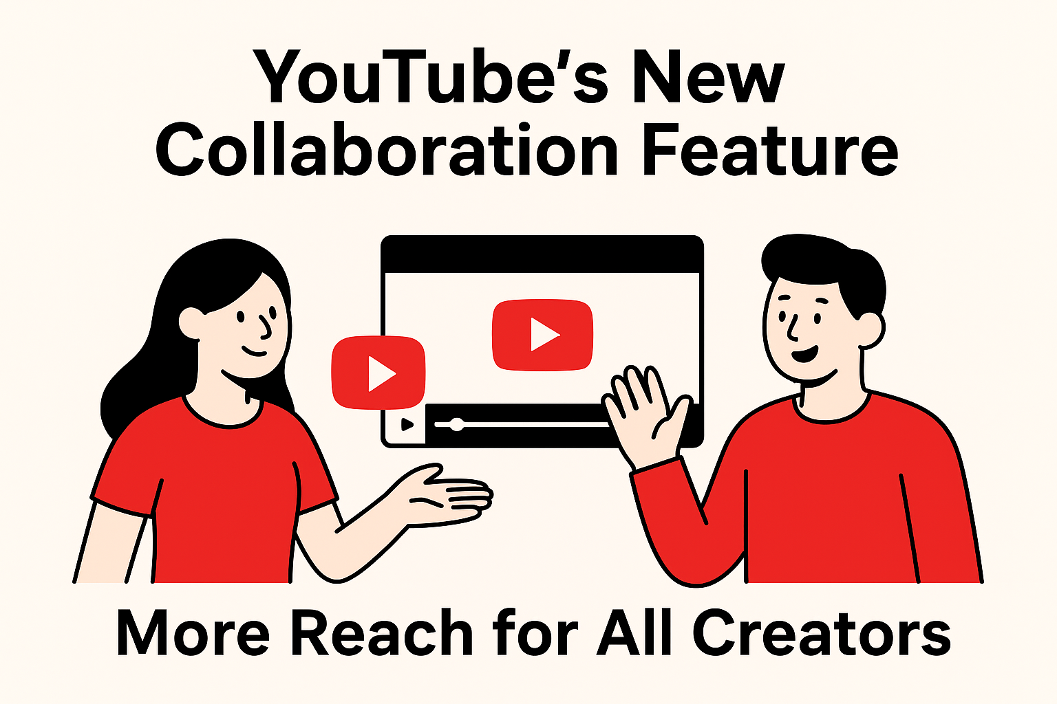 You are currently viewing YouTube’s New Collaboration Feature: YouTube is testing an Instagram-style video collaboration feature.