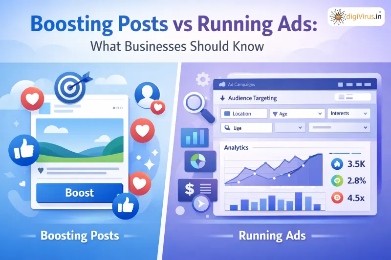 You are currently viewing Boosting Posts vs Running Ads: What Businesses Should Know