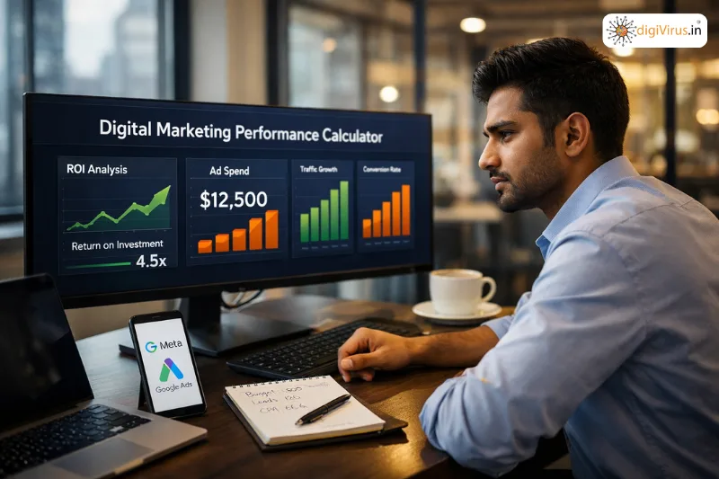 You are currently viewing Digital Marketing Calculator: Stop Guessing, Start Growing