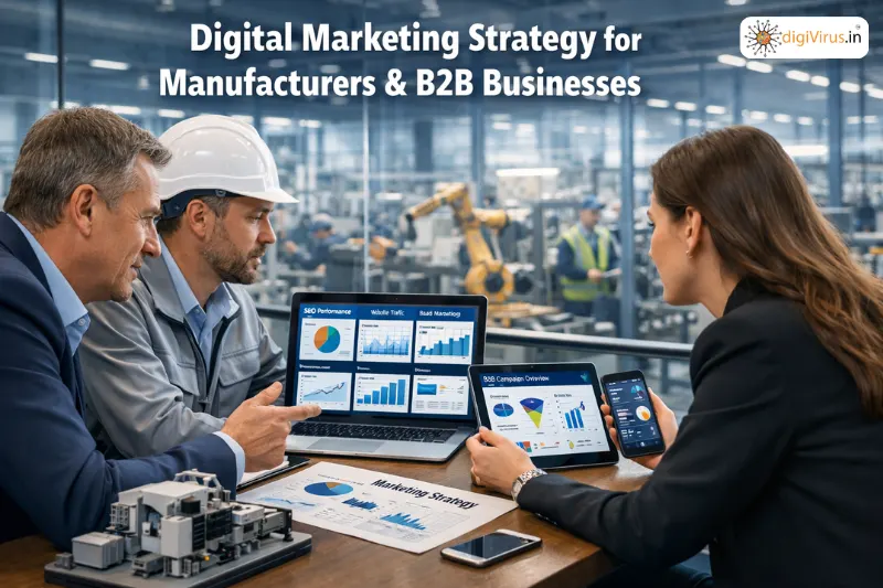You are currently viewing Digital Marketing Strategy for Manufacturers & B2B Businesses