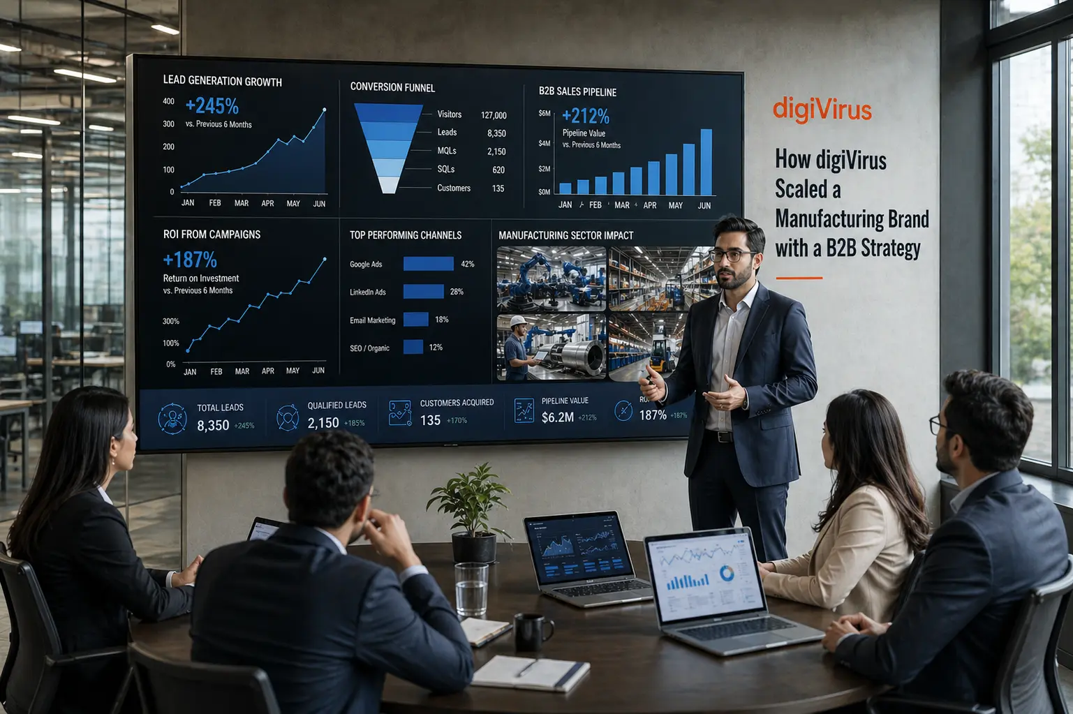 You are currently viewing How digiVirus Scaled a Manufacturing Brand with a B2B Strategy