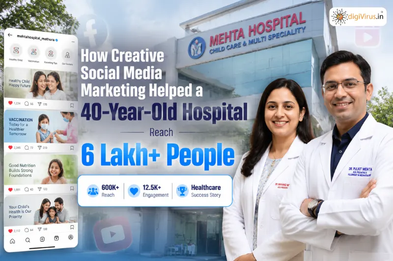 You are currently viewing How Creative Social Media Marketing Helped a 40-Year-Old Hospital Reach 6 Lakh+ People
