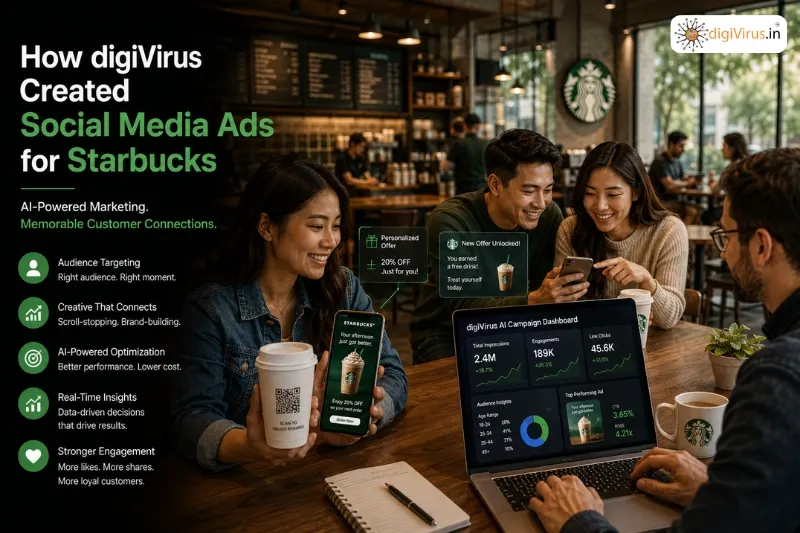 You are currently viewing How digivirus Created Social Media ads for starbucks